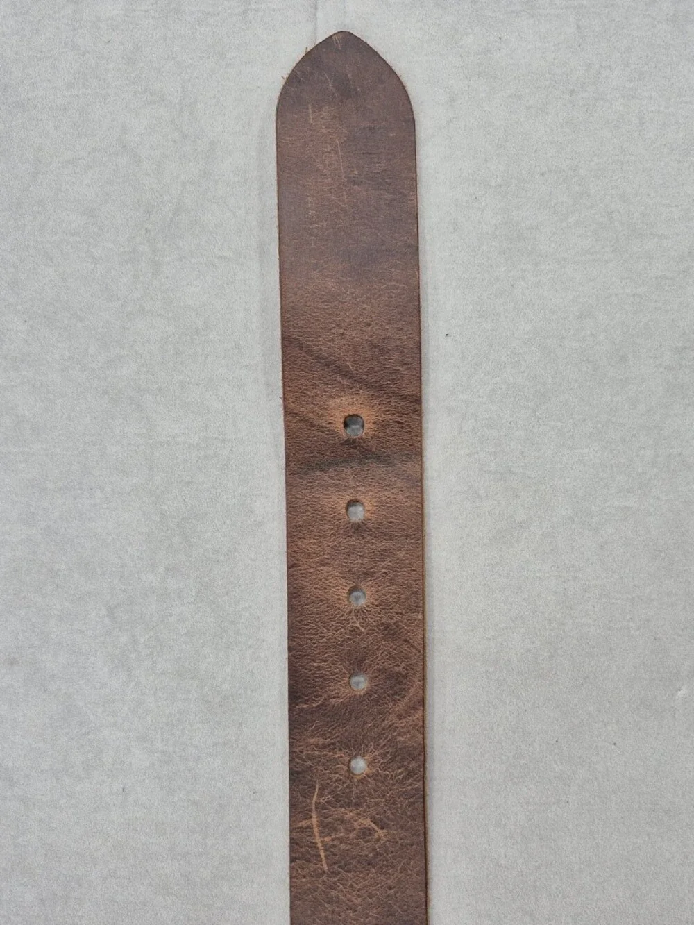 American Eagle Outfitters belt men's 34 brown leather distressed finish casual